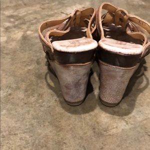 Bed Stu Leather wedges $100. Worn once.